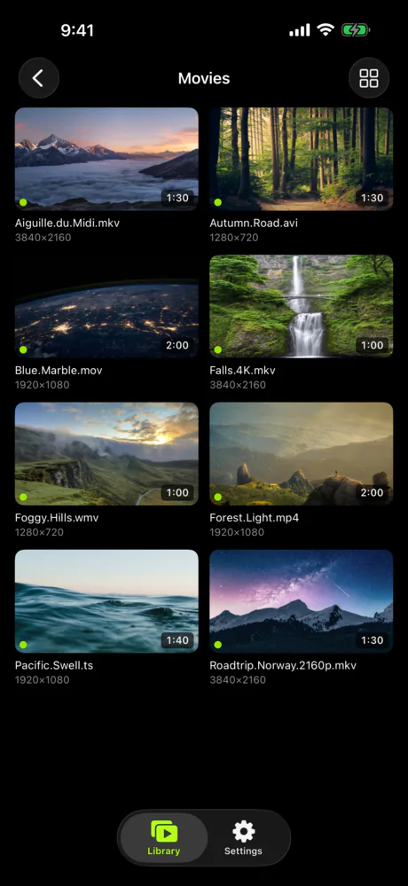 Browse: folders are the library